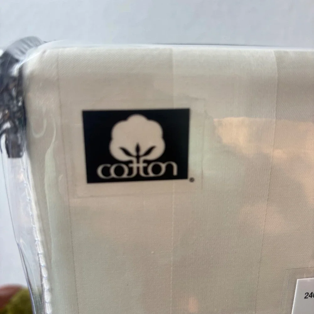 Damask Stripe Sheet Set Luxury Sateen Bedding Collection Ivory Cream New